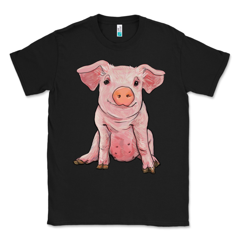 Sitting Pig Classic Tee by RanaPortraitStore | Teevron