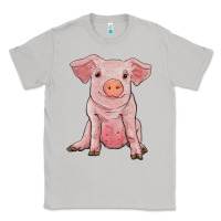 Moon Dust sitting pig Classic Tee - RanaPortraitStore