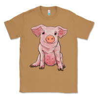 Toasted Coconut sitting pig Classic Tee - RanaPortraitStore