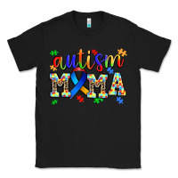 Black autism mama Classic Tee - AdoDesignShop
