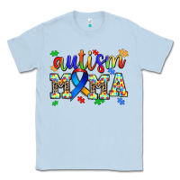 Dusty Blue autism mama Classic Tee - AdoDesignShop