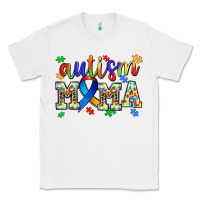 White autism mama Classic Tee - AdoDesignShop