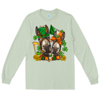 Matcha st patricks donkeys with  shamrocks Long Sleeve Tee - AdoDesignShop