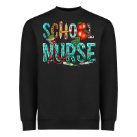 Black school nurse Heavyweight Sweatshirt - texasbilliewilder