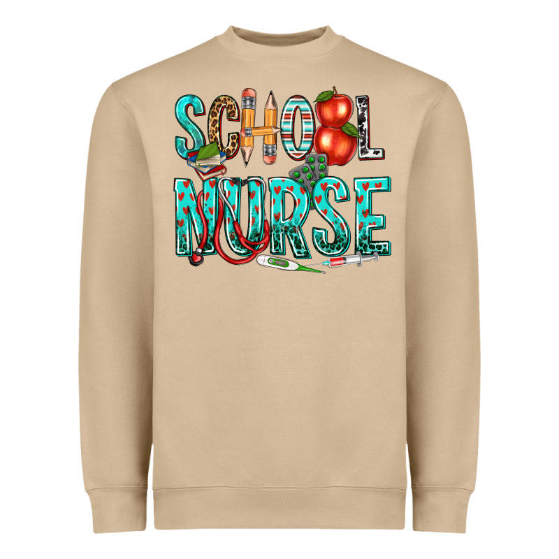 School Nurse Heavyweight Sweatshirt by texasbilliewilder | Teevron