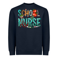 Navy school nurse Heavyweight Sweatshirt - texasbilliewilder