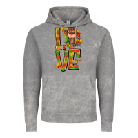 Love Juneteenth With Fist Vintage Hoodie | Teevron