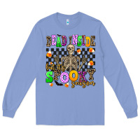 Colony Blue dead inside but it's spooky season Long Sleeve Tee - AdoDesignShop