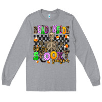 Heather Grey dead inside but it's spooky season Long Sleeve Tee - AdoDesignShop
