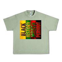 Oil Green Black History Month periodt Urban Heavy Tee - Zillion Design Studio