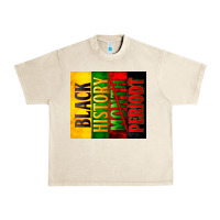 Sandshell Black History Month periodt Urban Heavy Tee - Zillion Design Studio