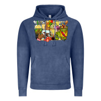 Vintage Denim lunch lady coffee cups Vintage Hoodie - Zillion Design Studio