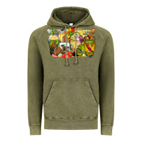 Vintage Olive lunch lady coffee cups Vintage Hoodie - Zillion Design Studio