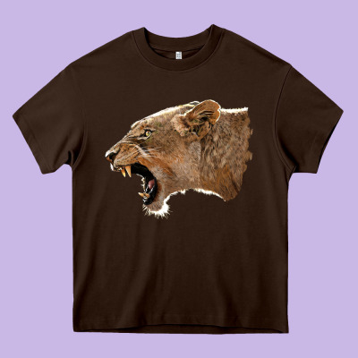 Puma Head Heavy Core Tee Designed By Lillyallendesigns