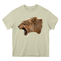 Mossy Puma Head Heavy Core Tee - LillyAllenDesigns