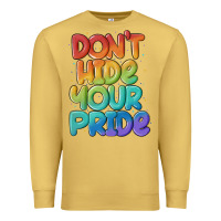 Antique Gold dont hide your pride Premium Sweatshirt - MaliasSmallBusiness
