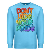 Ocean Blue dont hide your pride Premium Sweatshirt - MaliasSmallBusiness