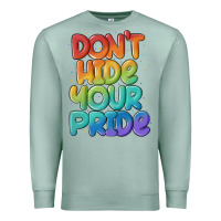 Seafoam dont hide your pride Premium Sweatshirt - MaliasSmallBusiness