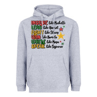 Heather Grey black history malia Heavyweight Hoodie - MaliasSmallBusiness