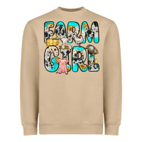 Mushroom farm girl Heavyweight Sweatshirt - Zillion Design Studio