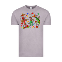 Vintage Zinc mexican skeletons Vintage Tee - Zillion Design Studio