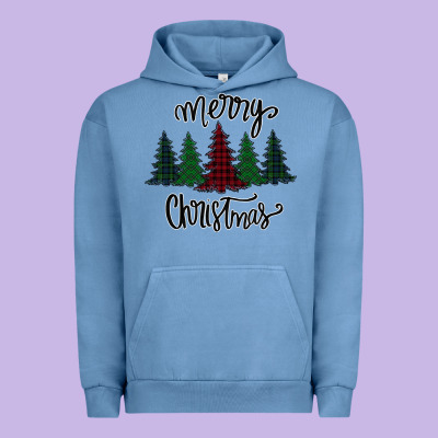 Merry Christmas Trees Urban Hoodie Designed By Bettercallsaul