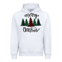 White Merry Christmas Trees Urban Hoodie - Bettercallsaul