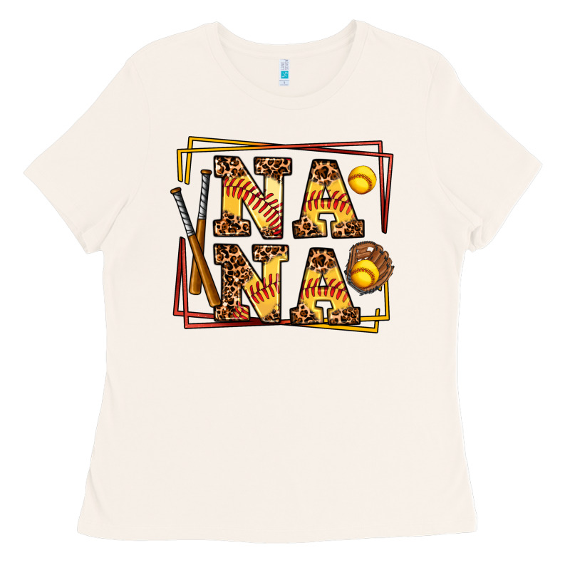 Softball  Nana Ladies Tee by AdoDesignShop | Teevron