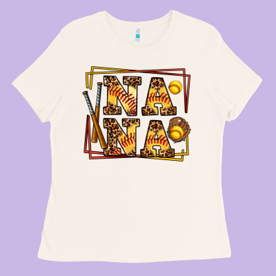 Softball  Nana Ladies Tee Designed By Adodesignshop