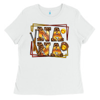 White softball  nana Ladies Tee - AdoDesignShop