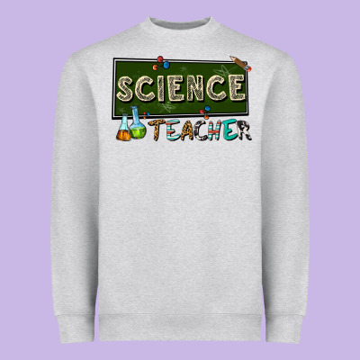 Science Teacher Heavyweight Sweatshirt Designed By Texasbilliewilder