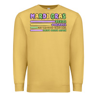 Antique Gold mardi gras beads Premium Sweatshirt - MaliasSmallBusiness