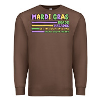 Chestnut mardi gras beads Premium Sweatshirt - MaliasSmallBusiness