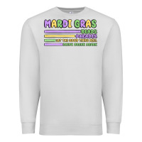 Dove Grey mardi gras beads Premium Sweatshirt - MaliasSmallBusiness