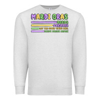 Oatmeal Heather mardi gras beads Premium Sweatshirt - MaliasSmallBusiness