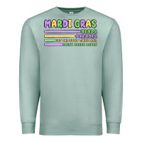 Seafoam mardi gras beads Premium Sweatshirt - MaliasSmallBusiness