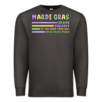 Smoke mardi gras beads Premium Sweatshirt - MaliasSmallBusiness