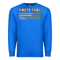 True Royal mardi gras beads Premium Sweatshirt - MaliasSmallBusiness