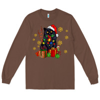 Chestnut black cat meowy christmas Long Sleeve Tee - AdoDesignShop