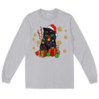 Moon Dust black cat meowy christmas Long Sleeve Tee - AdoDesignShop