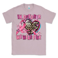 Lilac western leopard  in october we wear pink heart Classic Tee - AdoDesignShop