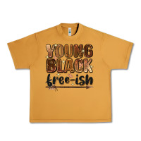 Peanut Butter Young black free-ish Urban Heavy Tee - Zillion Design Studio