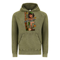 Vintage Olive love melanin Vintage Hoodie - texasbilliewilder
