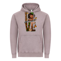 Vintage Zinc love melanin Vintage Hoodie - texasbilliewilder