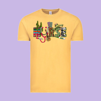 Mexican Nurse Vintage Tee Designed By Texasbilliewilder