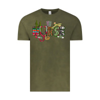 Vintage Olive Mexican Nurse Vintage Tee - texasbilliewilder