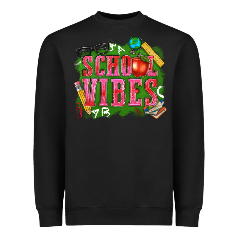 School Vibes Heavyweight Sweatshirt by texasbilliewilder | Teevron