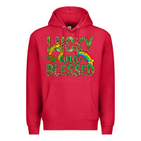 Cardinal Lucky And Blessed St Patricks Premium Hoodie - BundleAndBundleShop