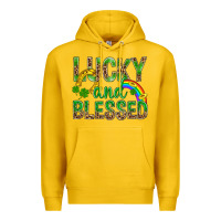 Lemon Lucky And Blessed St Patricks Premium Hoodie - BundleAndBundleShop
