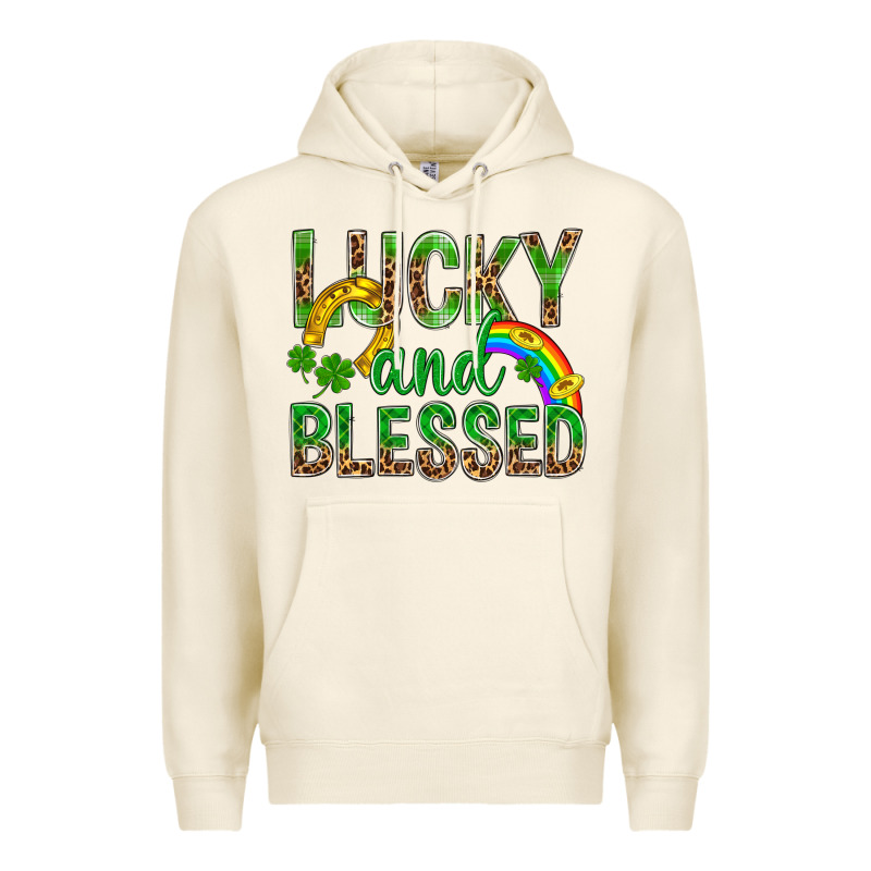 Lucky And Blessed St Patricks Premium Hoodie by BundleAndBundleShop | Teevron